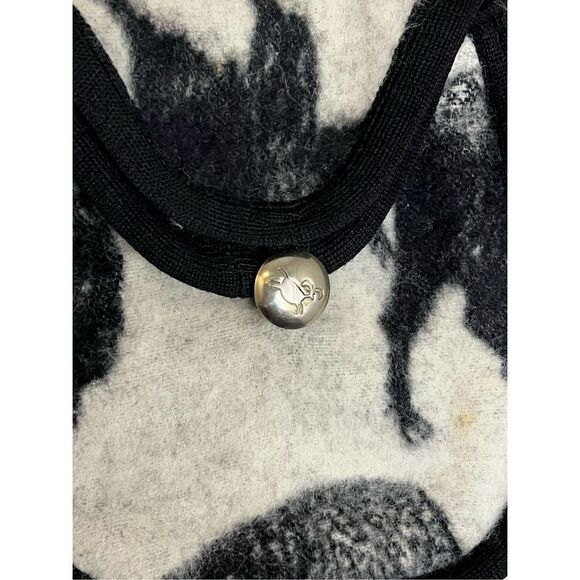 Joyce Onarheim Boe Legacy Collection Wool Buffalo Print purse - Picture 4 of 8